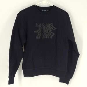 Desigual. Size XS Black Pakaian Jadi Wanita Sweatshirt